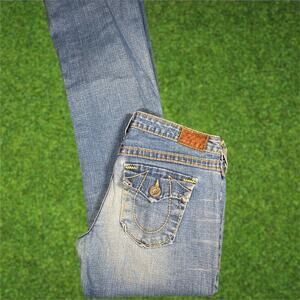 Vintage y2k true religion denim jeans